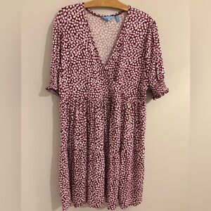 EUC Draper James Purple patterned dress